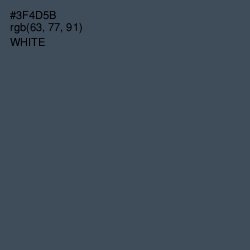 #3F4D5B - Oxford Blue Color Image